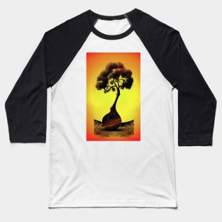 Acoustic Guitar Tree Of Life Guitar Player Nature Guitaris Baseball T-Shirt